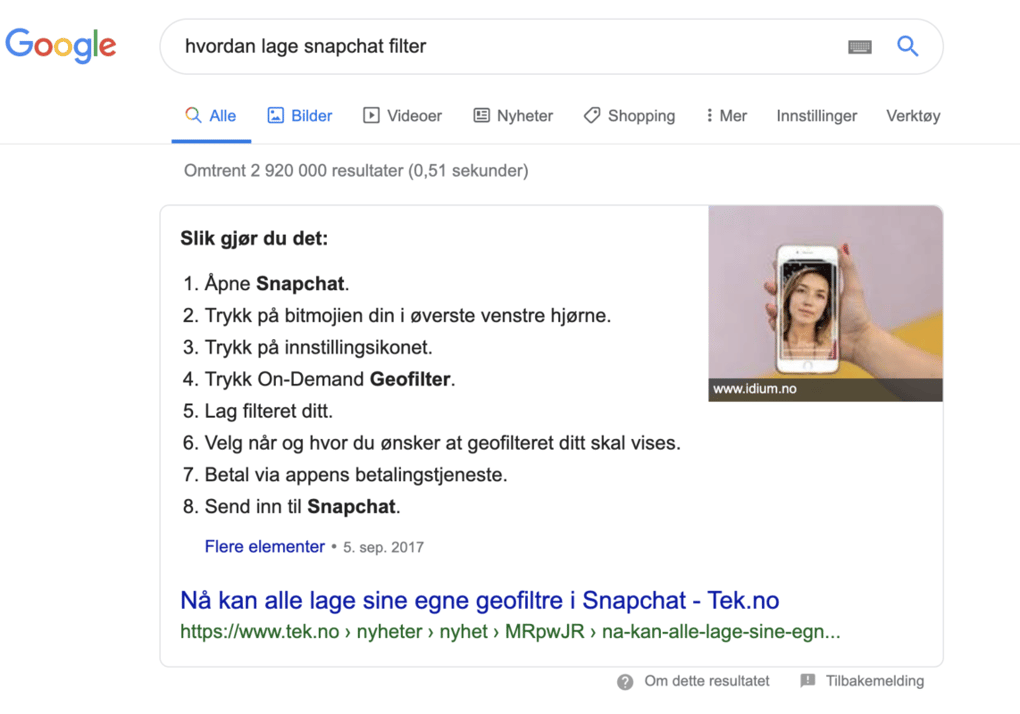 5 seo trender for 2020 - nr 1: fremhevet innhold