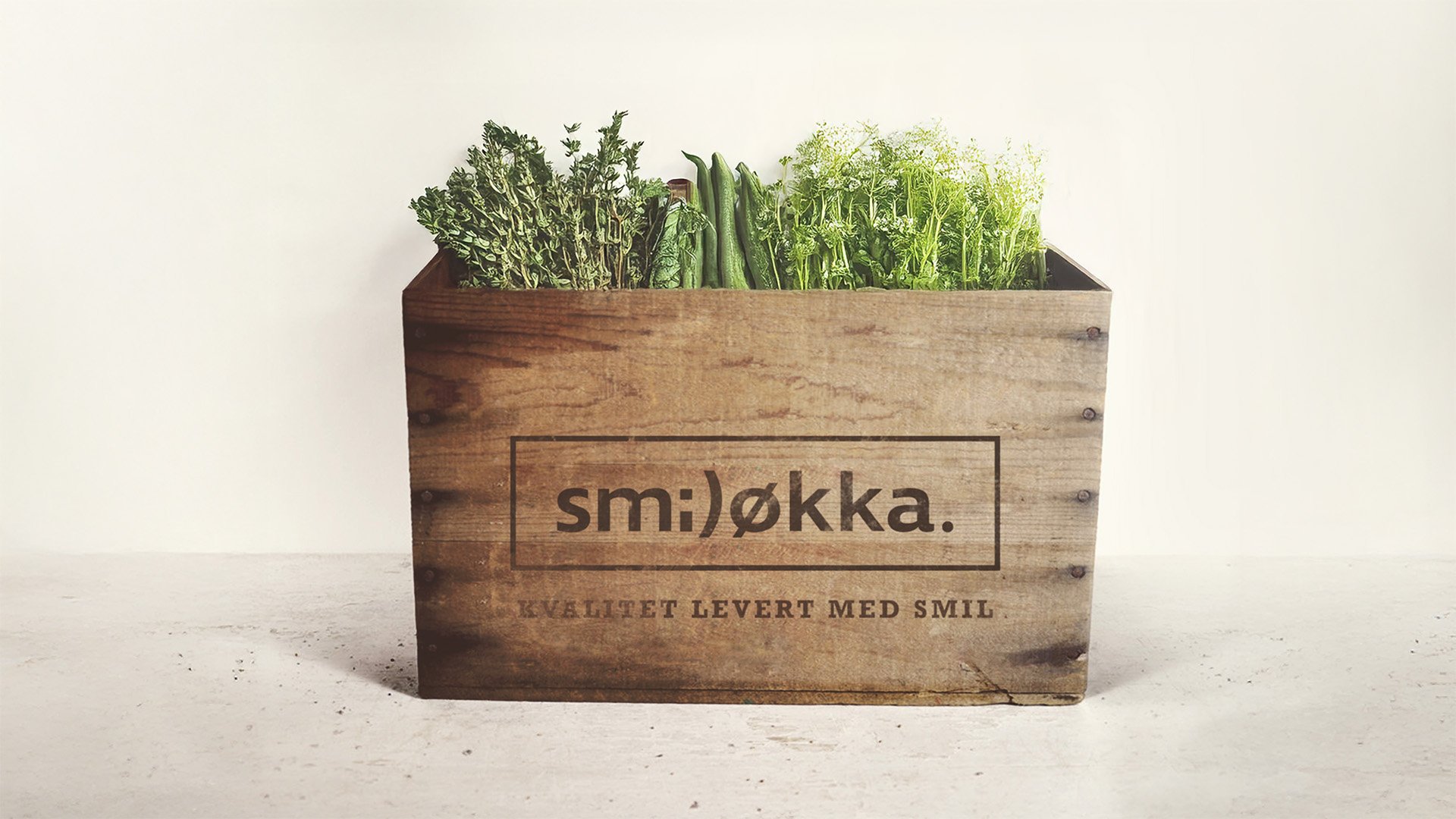 Smiløkka logo, laget av Færd