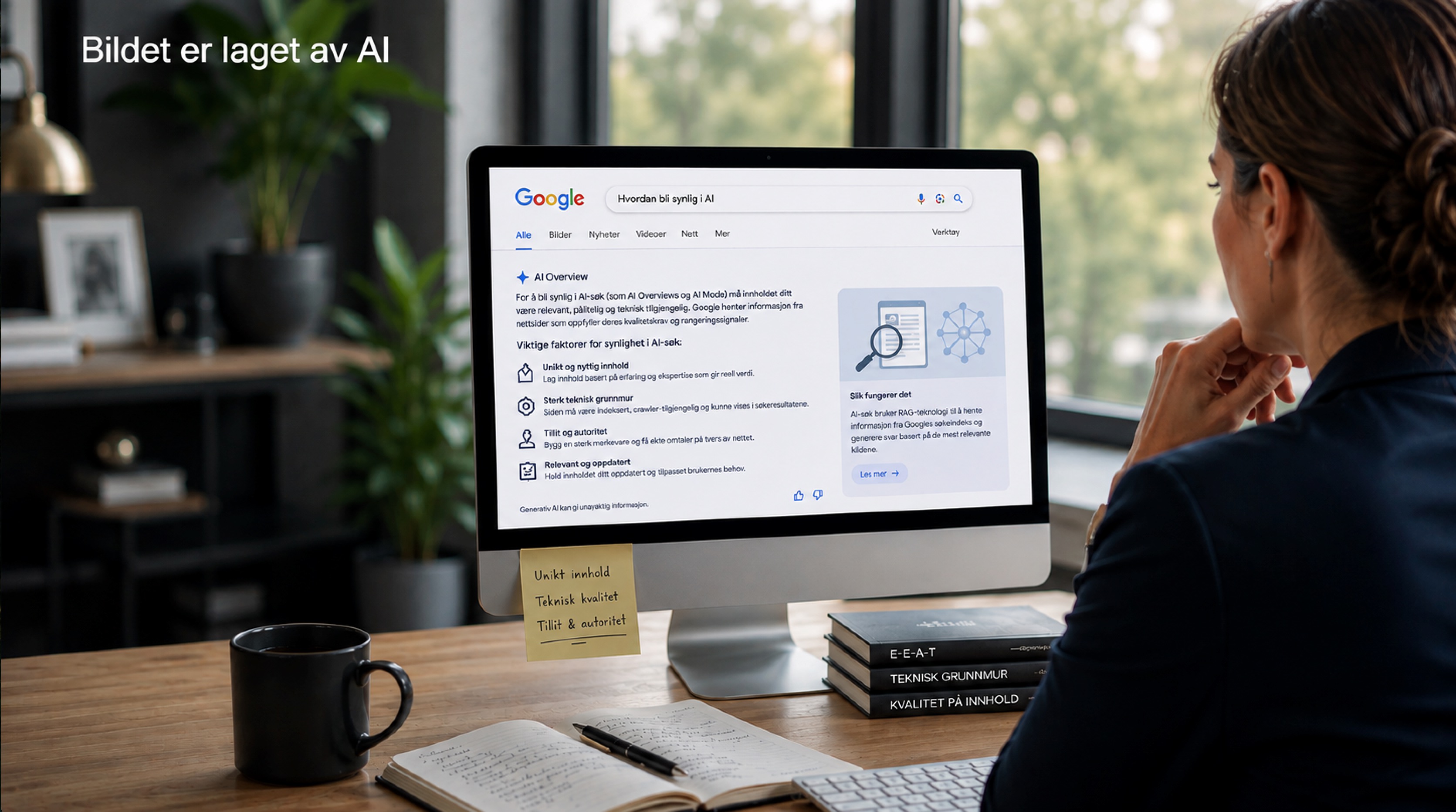 Googles retningslinjer for synlighet i AI-søk